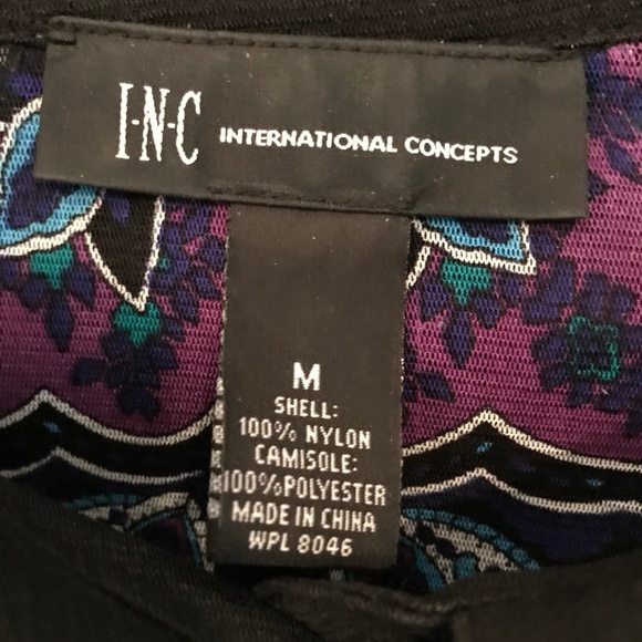 NWOT Funky print long sleeve button down shirt - Picture 2 of 4